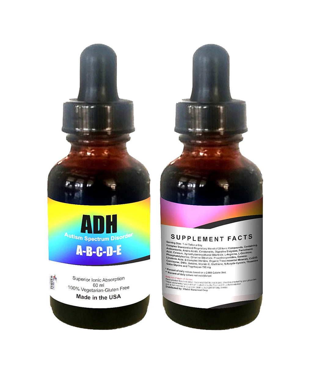 Autism & Special Deficit Attention Children Supplement (1 Bottle, 60ml)- show…