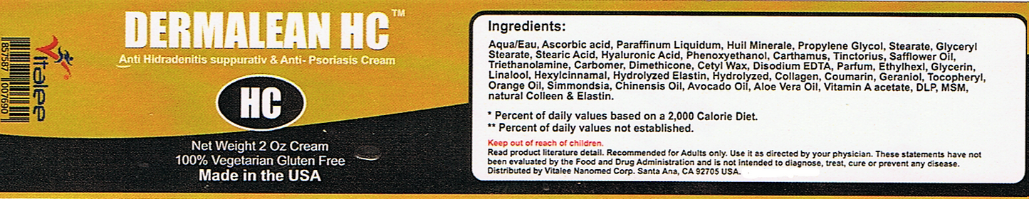 Dermalean HC-Hidradenitis Suppurativa Stage 2 Pack of 3 Bottles (2 Oz Cream)