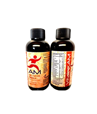 1039-Vitalee AM , Energy Booster Economy Pack. ( 6 bottles, 120 ml liquid )