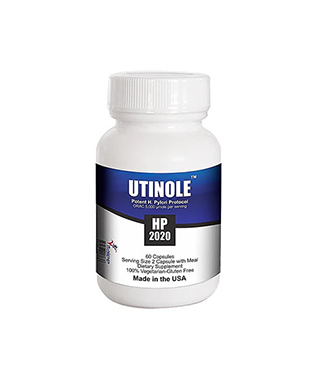 Utinole HP 2020- Potent Helicobacter Pylori Supplement ( 60ct)