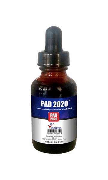PAD 2020- Liposomal Blood Circulation Disorder Supplement (1 unit 60 ml)