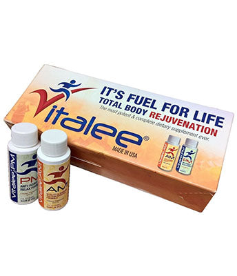 Vitalee AM and PM, Fuel for Life. (60 ml liquid 1 Box containing 7AM and 7PM)