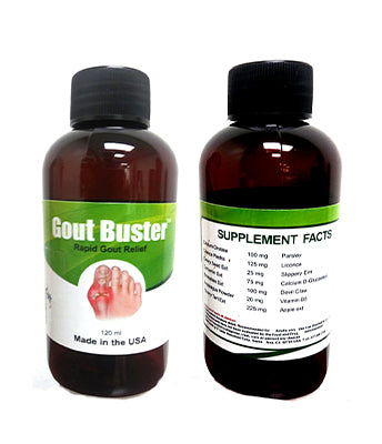 1115-Gout Buster Liquid economy Pack- Faster Relief (4 Bottles 120 ml)