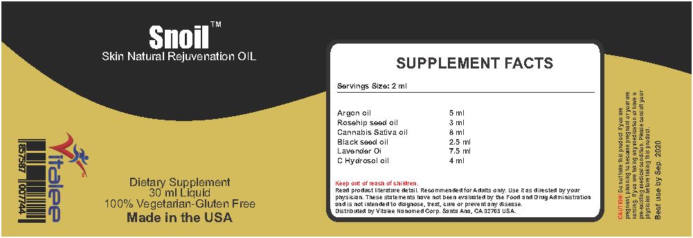 Snoil-Anti Aging Facial Skin Oil for Radiant Looking Skin NOW (1,30 ml)