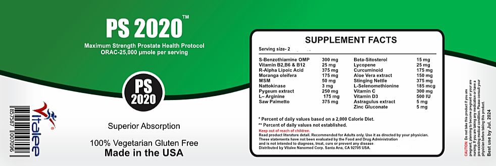 PS2020 Prostate BPH- Gleason Score Helper.(60 ml)