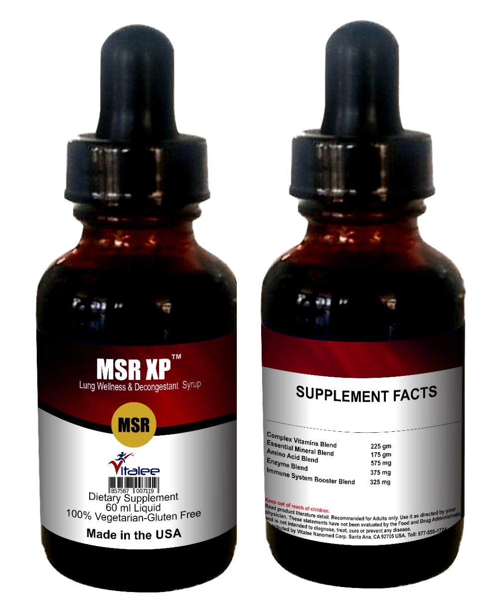 MSR XP-Super Strength Expectorant, Decongestant & Asthma Helper(60 ml, 1 bottle)