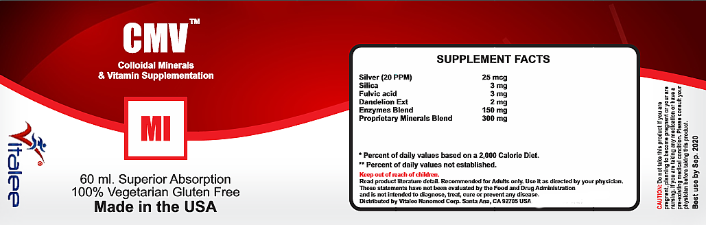 Vitalee Colloidal Combo Pack of ionic minerals & vitamins (2X 60ml)