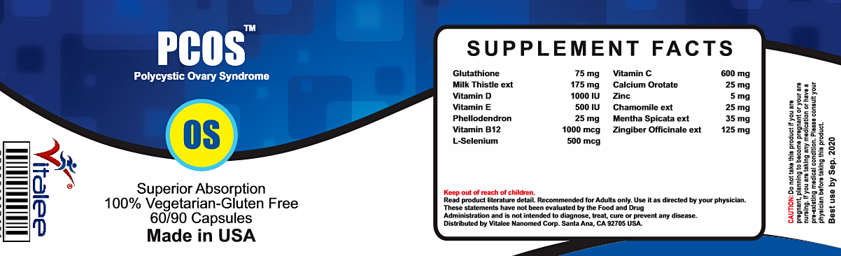 PCOS-Polycystic Ovarian Syndrome Economy Pack (60ct 3 Bottle)