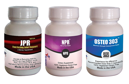 Multi Symptoms Body Pain Combo Pack. (Capsule 60x3)