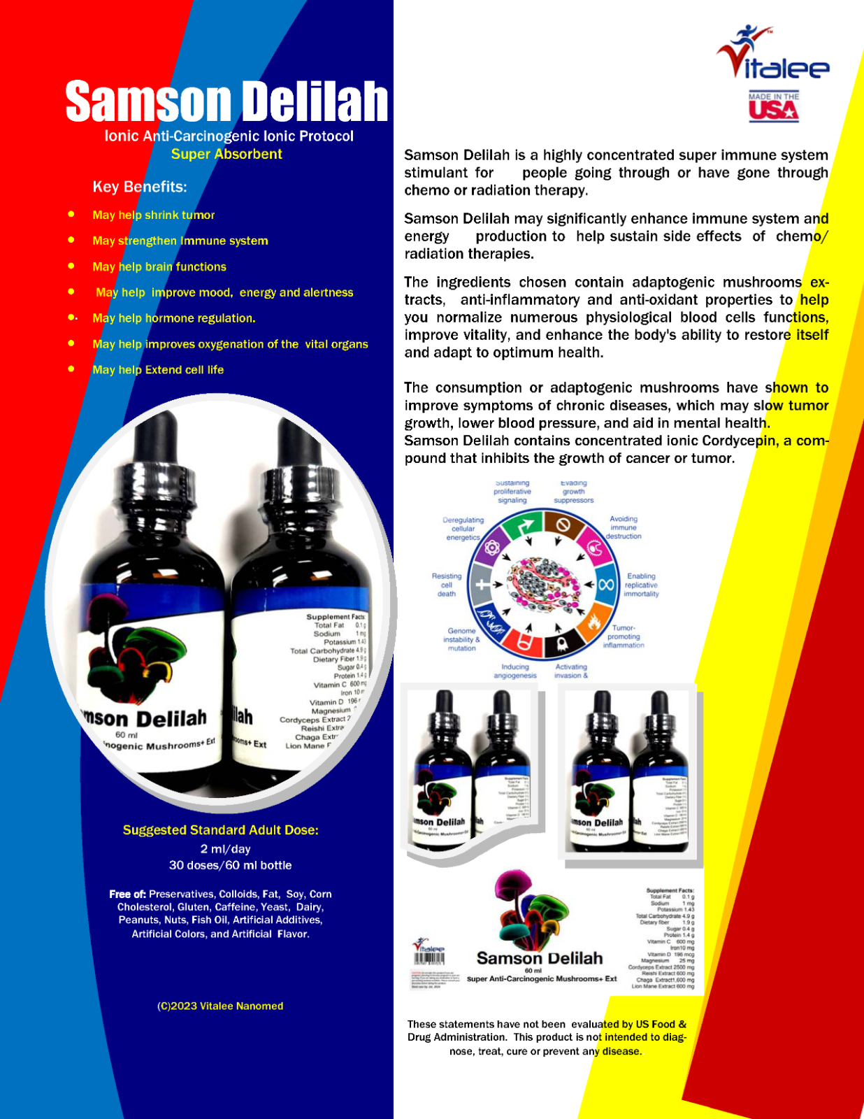 1079-Samson Delilah- Immune System Ionic Protocol Pack of 3 Bottles (3X60 ml)