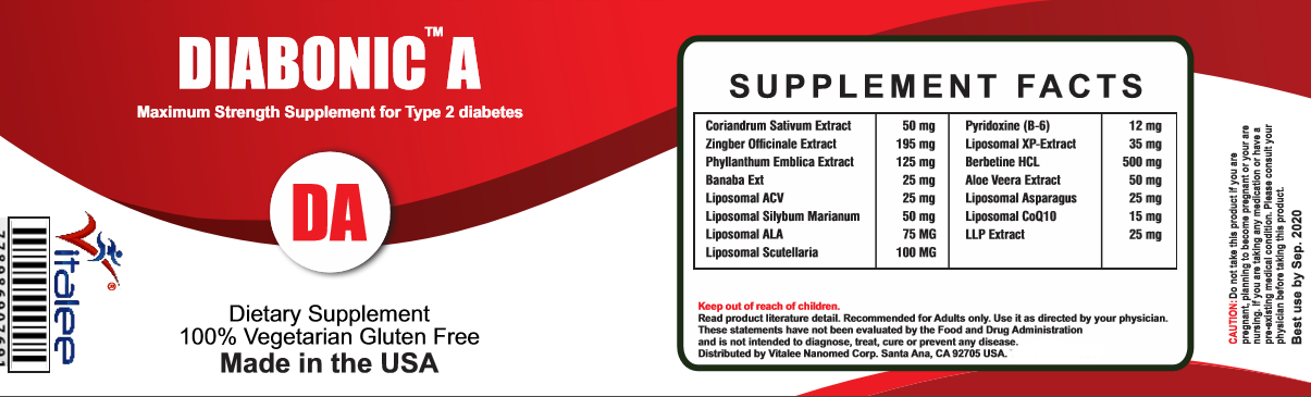 Diabonic DA-Type 2 Glucose Management Naturally (Capsule 60ct)