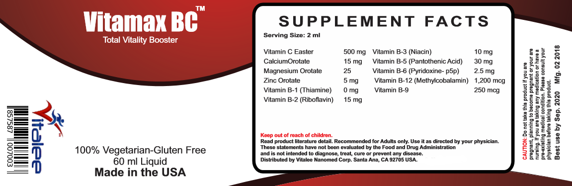 1183-Vitamax Combo BC-Liposomal Vital Vitamin B Complex Plus (Caps & Liquid)