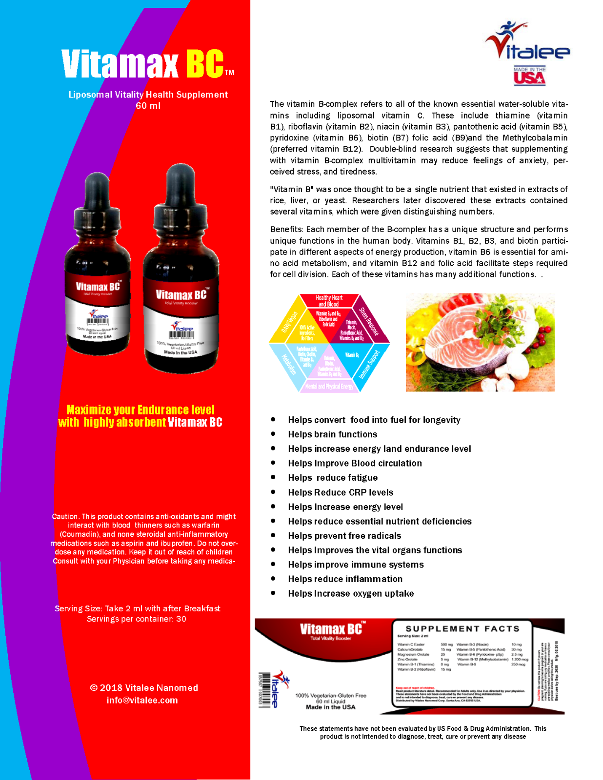 Vitalee Vitamax Combo (Caps & Liquid)