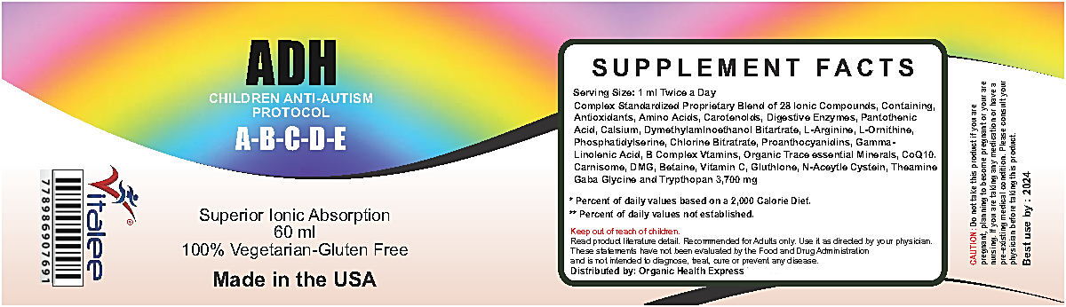 Autism & Attention Deficit Special Children Supplement Pack (3 bottles,60ml)