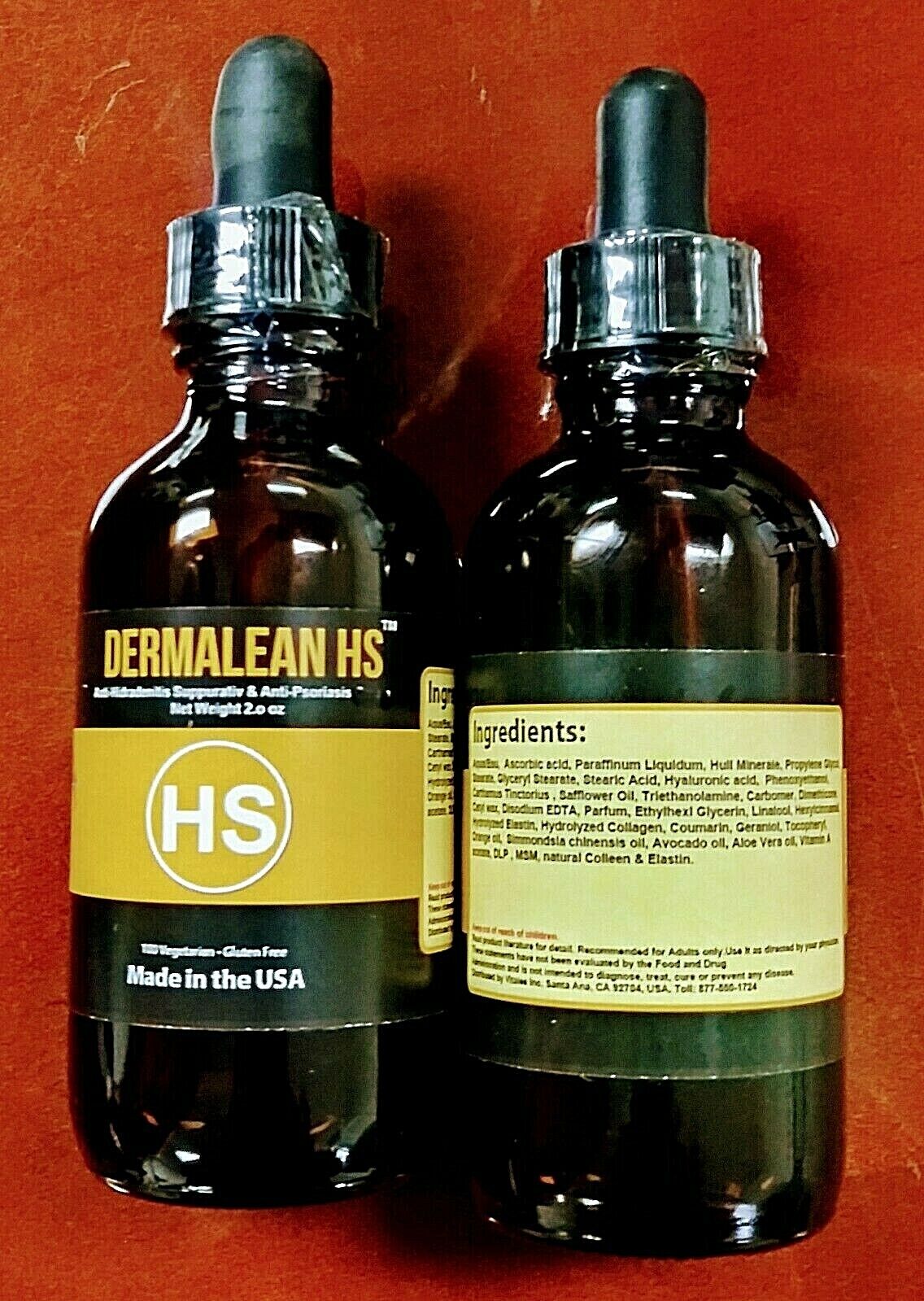 1185-Dermalean HS Arthritis and Joint Pain Therapeutic Oil (1 Bottle, 60 ml)