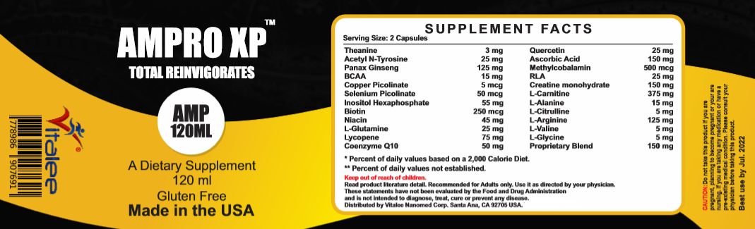 Ampro XP Pre-Workout Super Energy