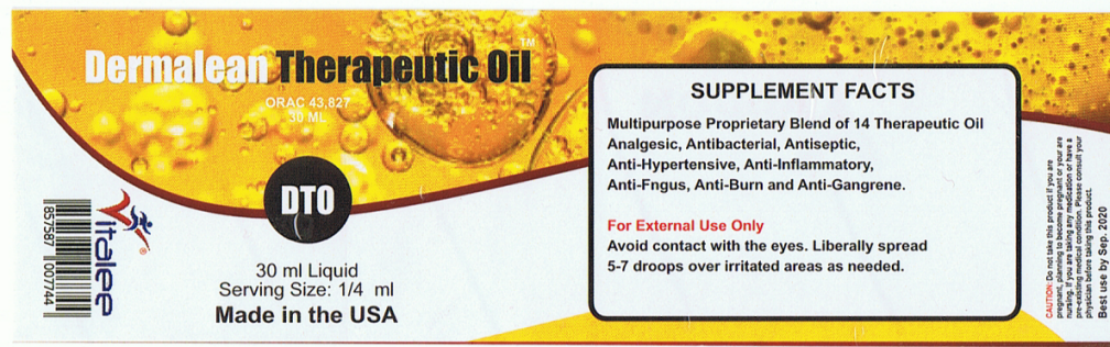 Dermalean DTO-Multi-purpose Boil, Acne, Itching, and Burn Oil (1 Bottle, 30 ml)