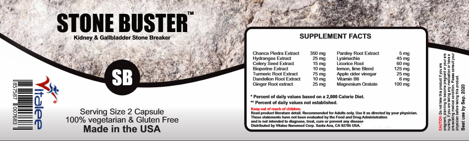 Stone Buster-Kidney/Gallbladder Pain (1 bottle 60 ml)