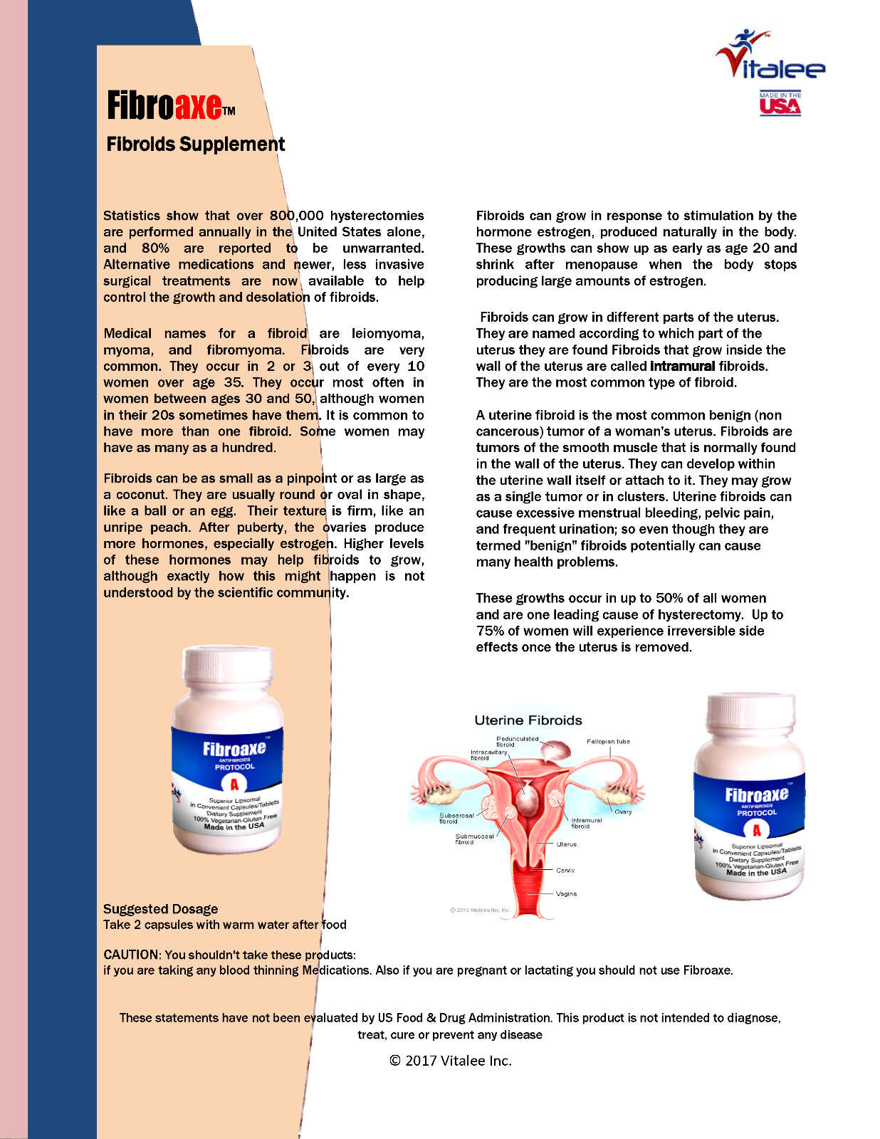 1108-Fibroaxe C-Fibroid Natural Helper(60 caps)