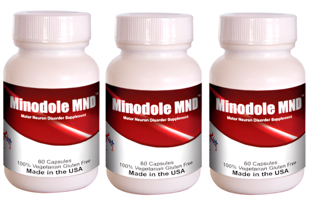 Minodole MND Motor Neuron Disorder Nervous System Economy Pack (3X60 ct)