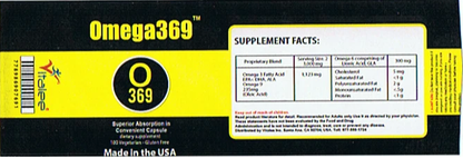 1022-Omega369 Fuel 4 Brain ensuring balanced EPA, DHA and GLA (Softgel 30ctX2 bottle)