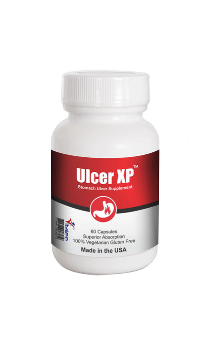 Vitalee Ulcer XP Economy Pack-Stomach Ulcer Help Supplement (3 Bottles of 60ct)