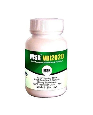 MSR VBI- Anti-Flu, Cold, Cough, Sore throat, Asthma, Chills & Fever-(Caps 30 ct)