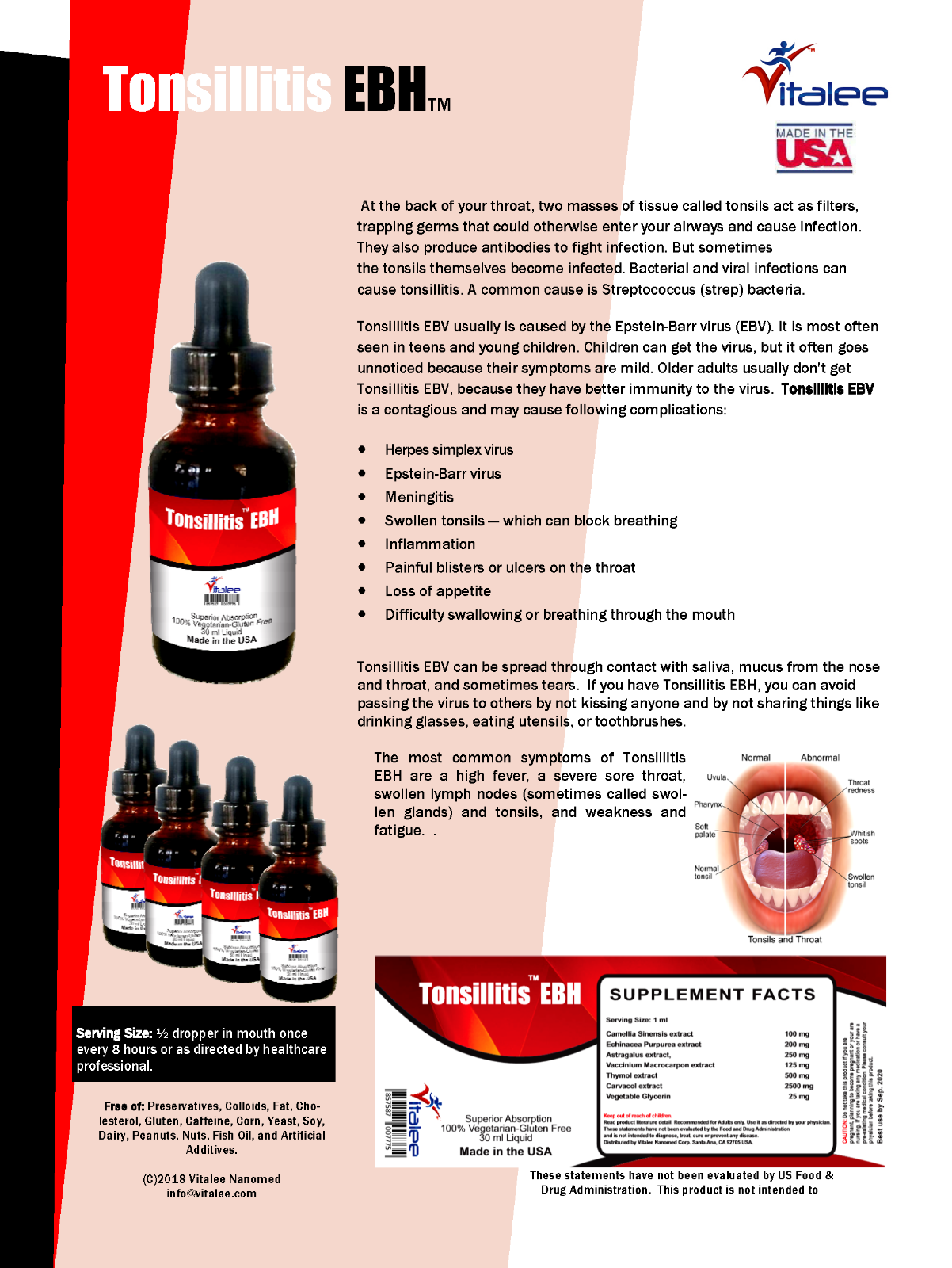 Tonsillitis EBV-Rapid Relief