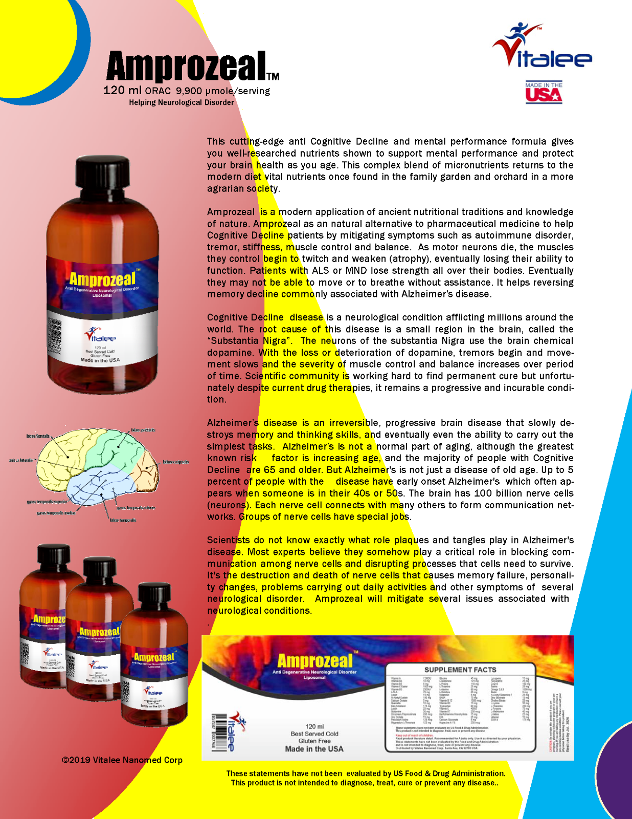 Amprozeal Neurological Disorder Pack (3 bottles120 ml)