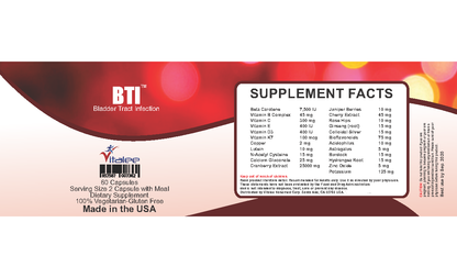 BTI-Bladder Tract Infection Protocol (Capsule 60ct)