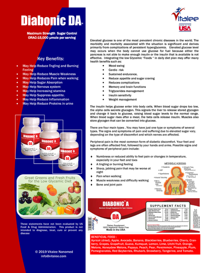 1105-Diabonic DA-Type 2 Glucose Management Naturally (Capsule 60ct)