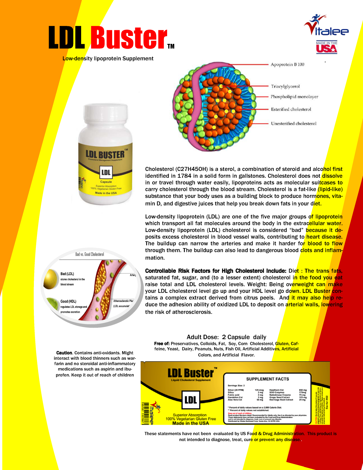 LDL-Low-density lipoprotein ( Capsule 60)