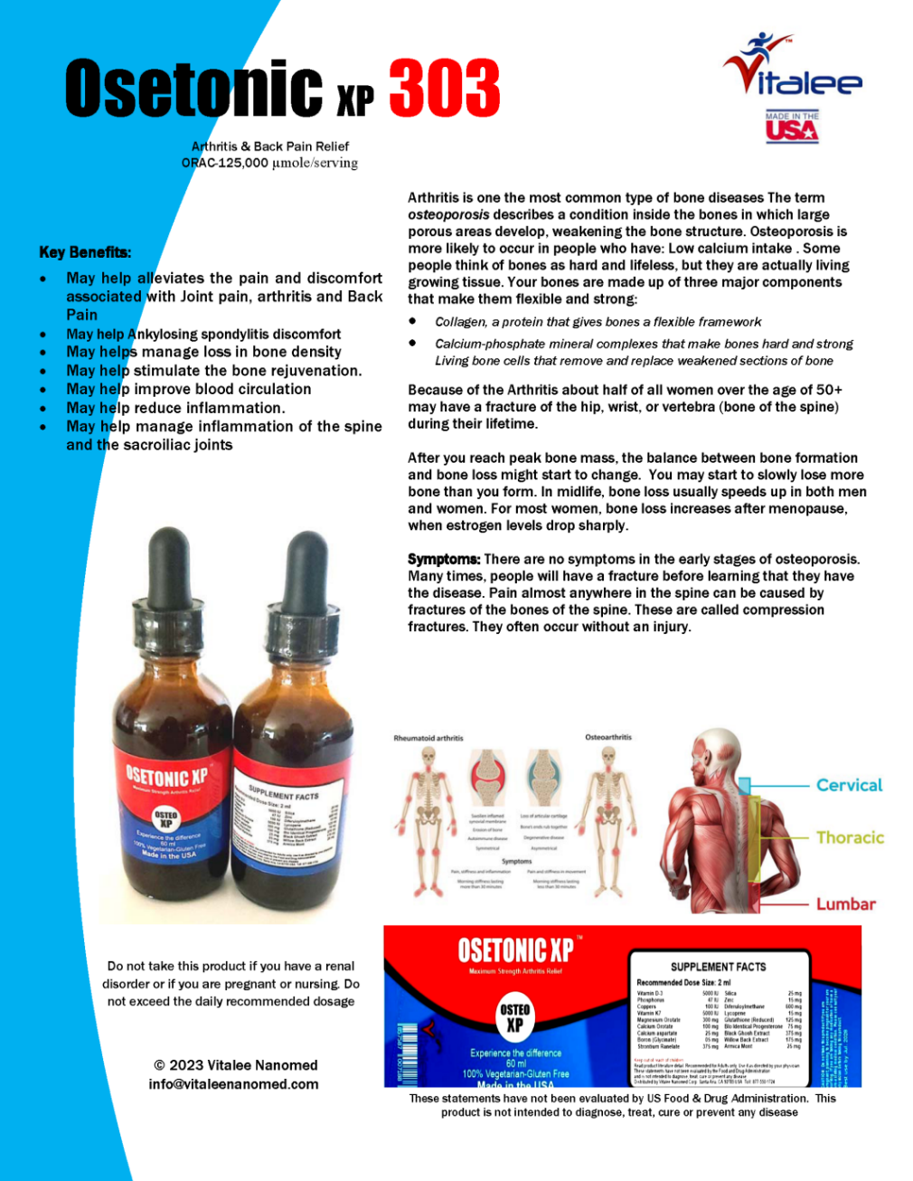 Osetonic XP 303- 60 ml