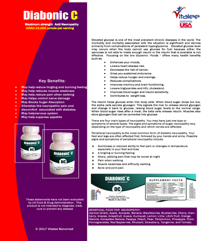 1106-Diabonic DC-Type 2 Glucose Management Naturally (Capsule 60ct)