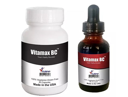 Vitalee Vitamax Combo BC-Liposomal Vital Vitamin B Complex Plus (Caps & Liquid)