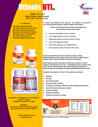 1049-UTI 2020. Rapid Urinary Tract Infection Rapid Relief (Softgel 60ct)