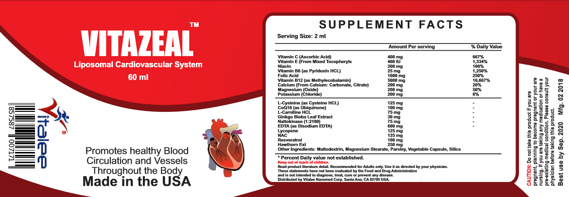 1181-Vitazeal-Cardiovascular fitness (1,60 ml)