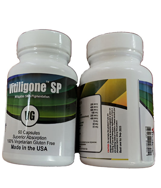 1095-Vitiligone SP. Vitiligone is a Skin Pigmentation Disorder. (Capsule 60ct)