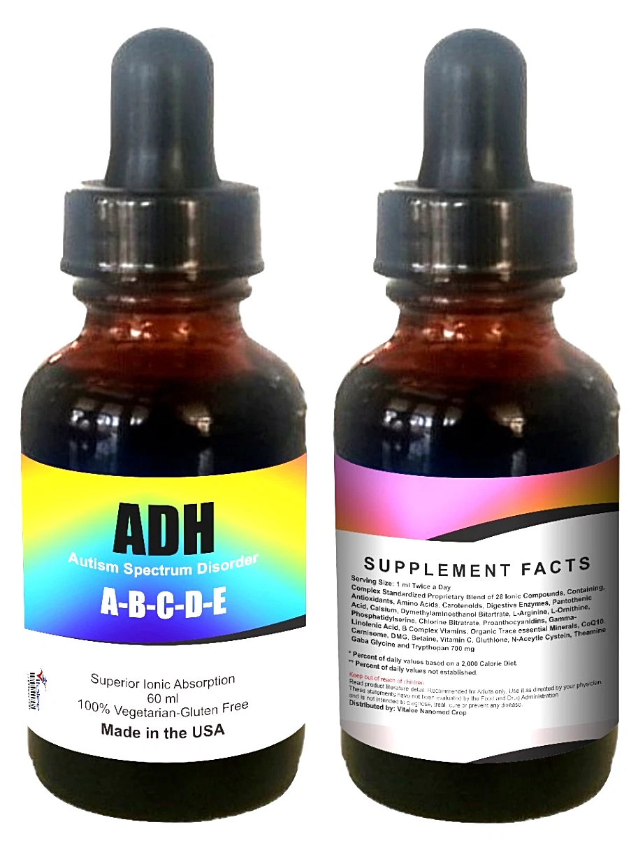 1024-Autism & Special Deficit Attention Adult Supplement (1 Bottle, 60ml)