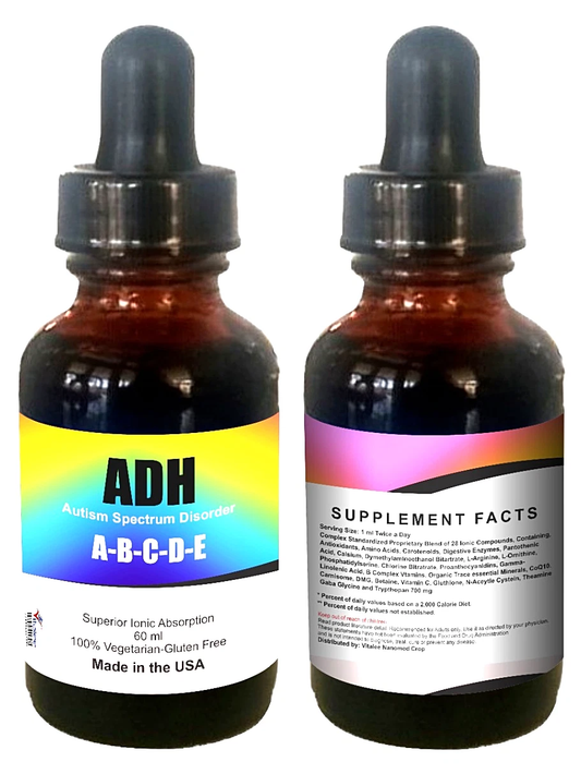 1024-Autism & Special Deficit Attention Adult Supplement (1 Bottle, 60ml)