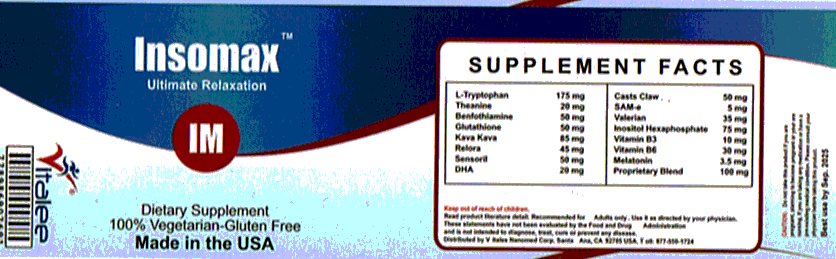 Insomax-Ultimate Relaxation(Caps 60)