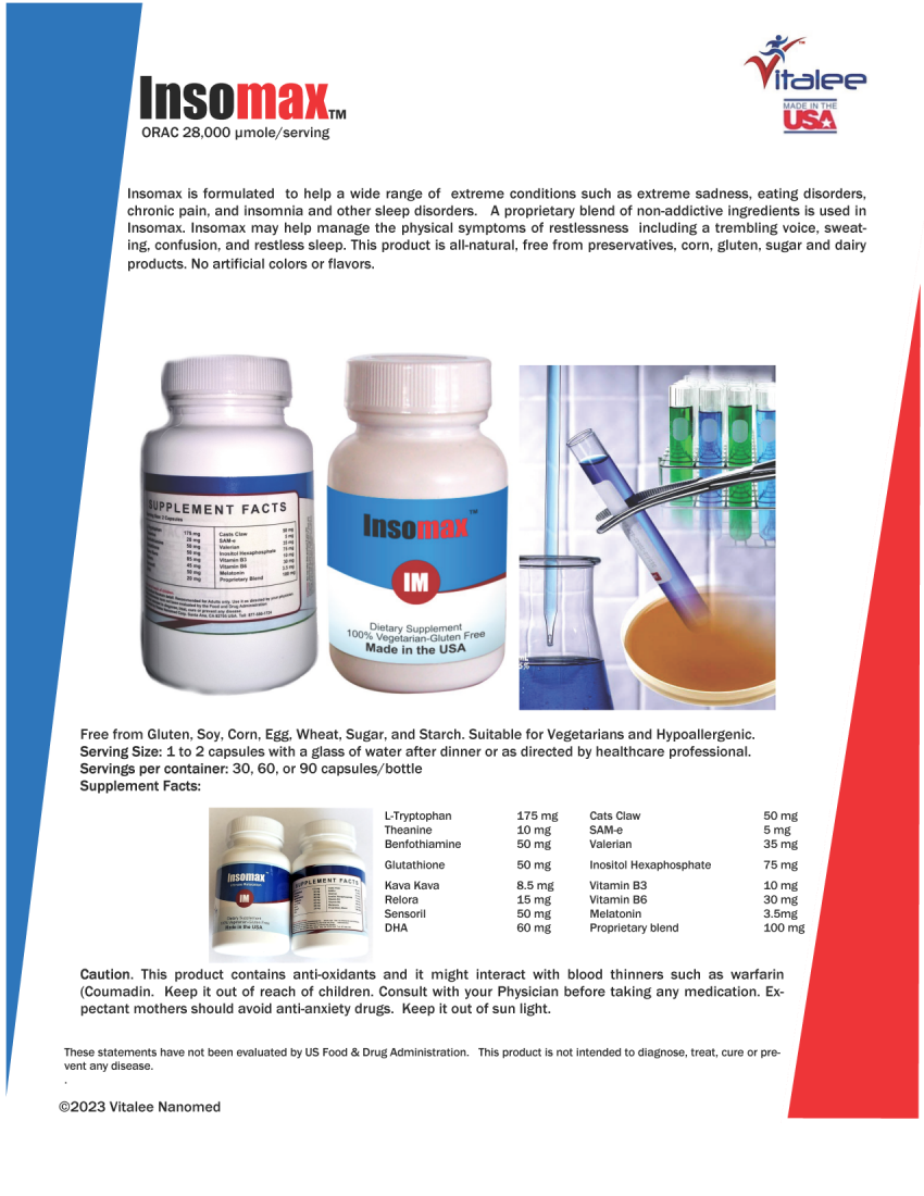 Insomax-Ultimate Relaxation(Caps 60)