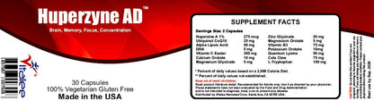 Huperzyne-Nerves System. Boost Memory, Focus, Concentration (Caps 30 ct)