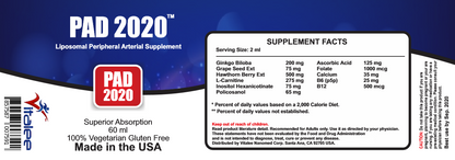 PAD 2020- Liposomal Blood Circulation Combo Pack (3 unit 60 ml)