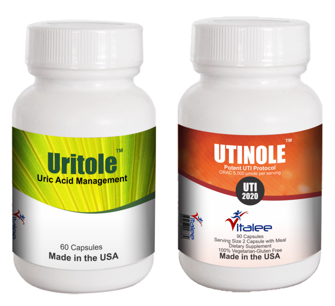 Combo-B- Urinary Tract Infection & Uric Acid Removal Combo (Caps 60ct x2)