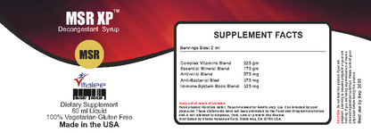 MSR XP-Super Strength Expectorant, Decongestant & Asthma Helper(60 ml, 1 bottle)