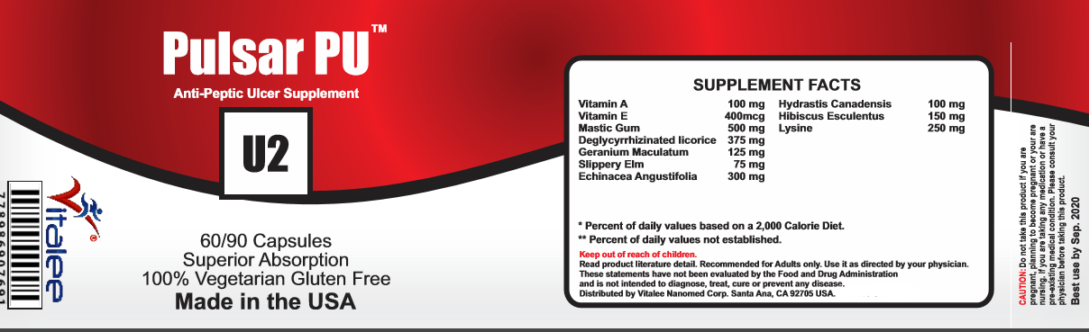 Pulsar PU- Anti-Hepatocellular Carcinoma Supplement-(Capsule 60ct)