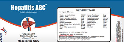 Hepatitis ABC- liver inflammation helper (Capsule 60)