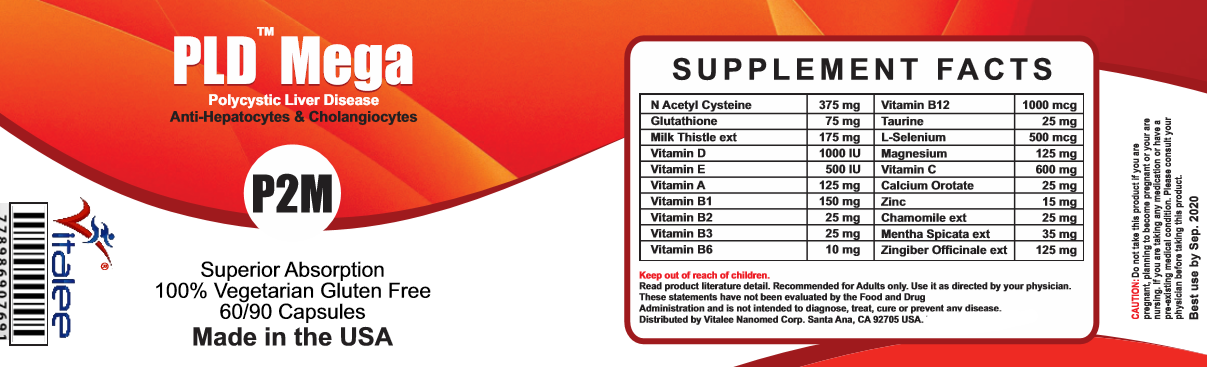 PLD Mega-Polycystic Liver Disorder & Anti Hepatitis Supplement (Capsule 60ct)