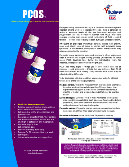 PCOS-Polycystic Ovarian Syndrome Economy Pack (60ct 3 Bottle)